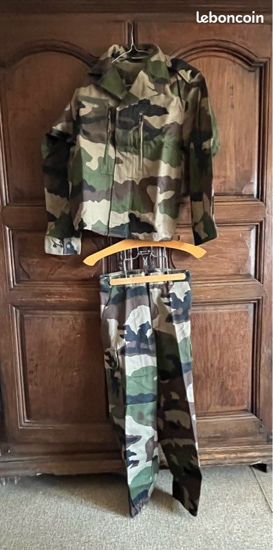 Treillis F2 CCE Armée Française NEUF – Veste 80C + Pantalon 68M / 34 – XS (image 3)