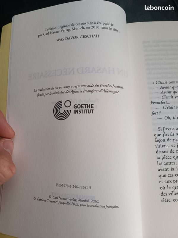 Un hasard nécessaire, de Martin Mosebach (image 2)