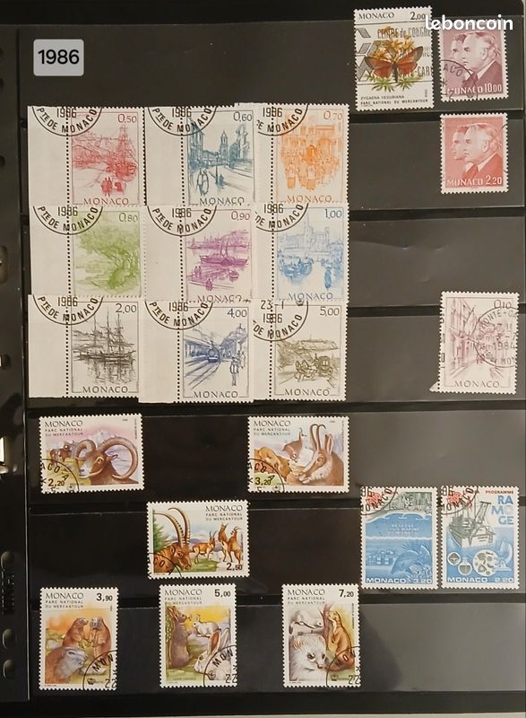 Album De Timbres Monaco Neufs - Période 1959-1984, 20 Pages Pleines, Collection Philatélie