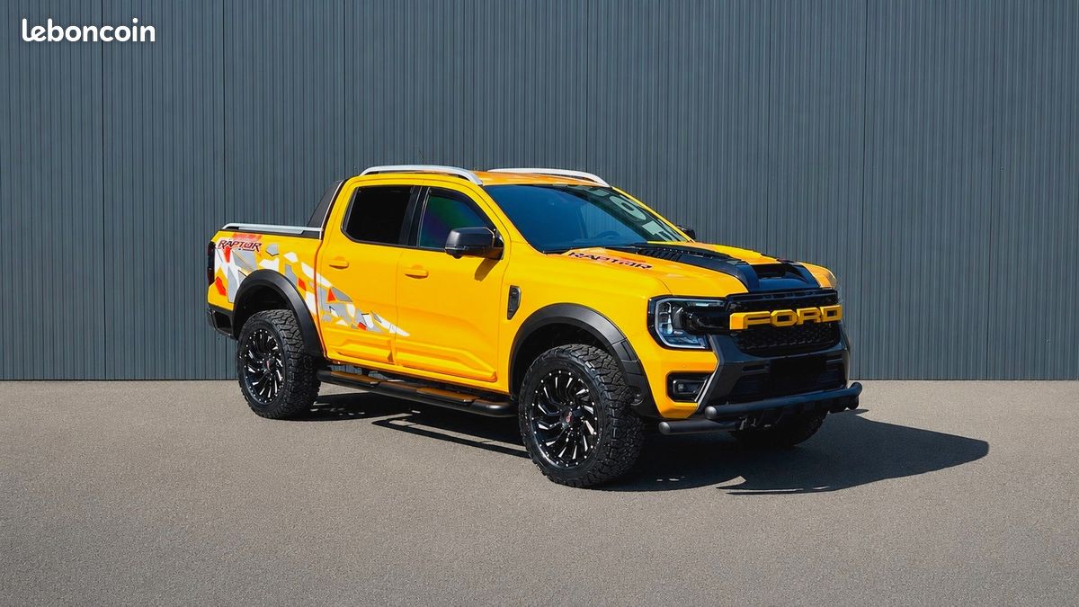 NEW RANGER MEGA RAPTOR DOUBLE CABINE 5 PLACES 205cv BVA10 10/2024 - BASE WILDTRAK – FULL OPTIONS - KIT CARROSSERIE - JANTES 20' - CAMERA 360° - CUIR ELECTRIQUE & CHAUFFANT - HIFI B&O – GARANTIE 1 AN (image 1)
