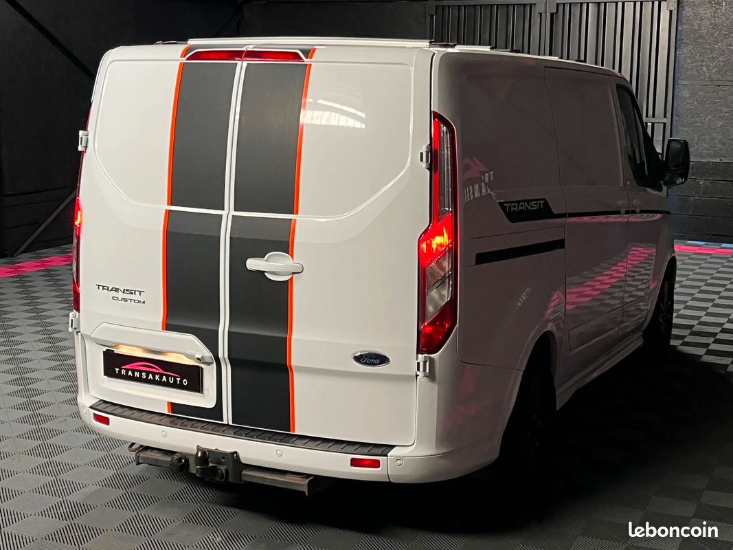 Ford transit custom fourgon 290 l1h1 2.0 ecoblue 170 bva sport (attelage) (image 4)