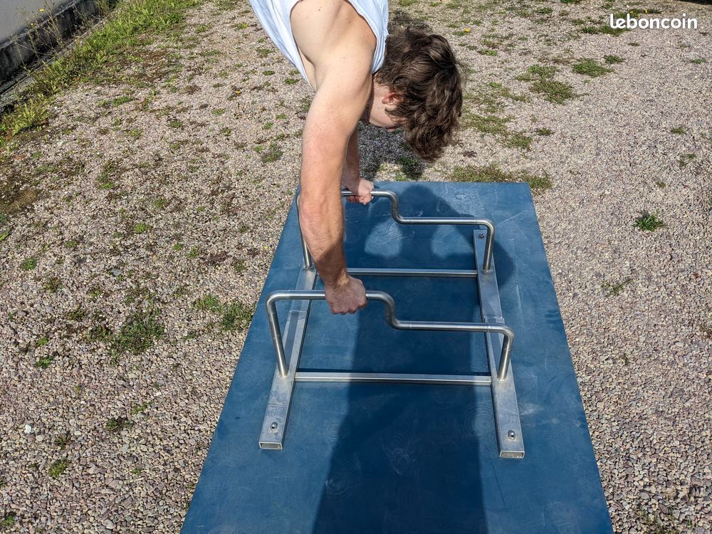Parallettes en inox (image 3)