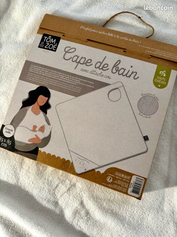 Coffret bébé Cape de bain Neuve (image 2)