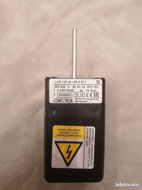 Moteur honeywell connectron LKS 130.05, réf chappée/baxi : s58569380 (image 1)