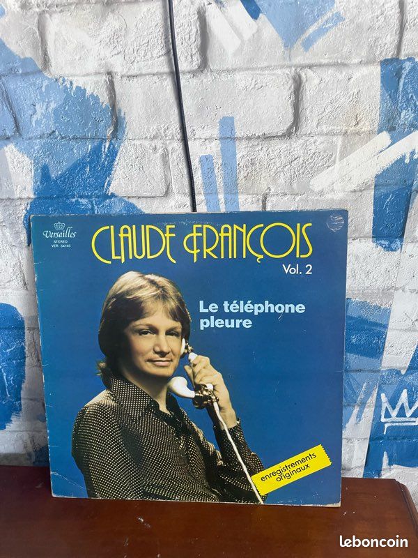 Vinyle Claude François, le téléphone pleure (image 1)