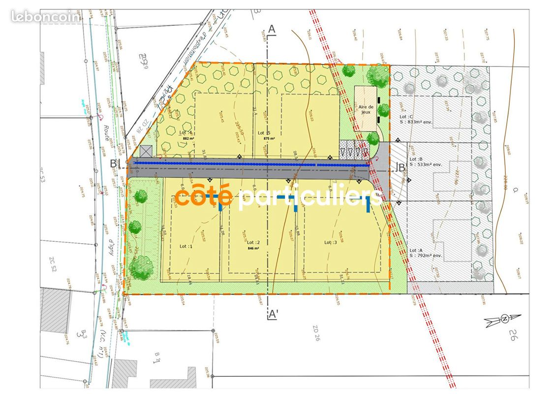 Terrain 882 m² · à Vellemoz · 882 m² · 31 800 €