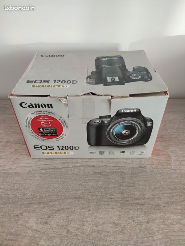 Lot Canon DS126491 – Reflex Numérique Avec Objectifs Et étui – Occasion