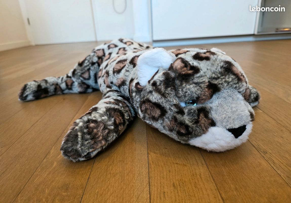 Peluche panthère grise (image 1)