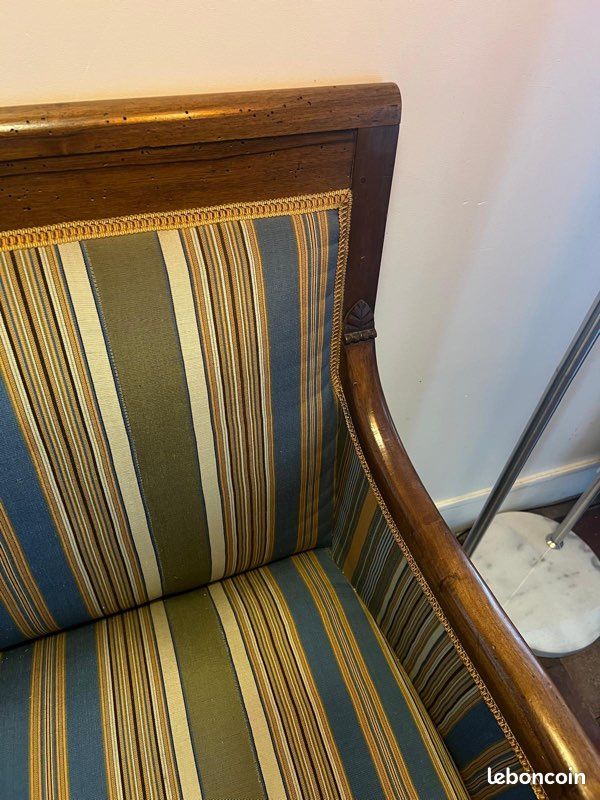 Banquette ancienne Louis Philippe (image 6)