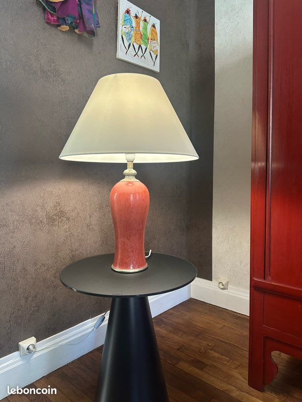 Lampe de table pied tadelakt (image 3)