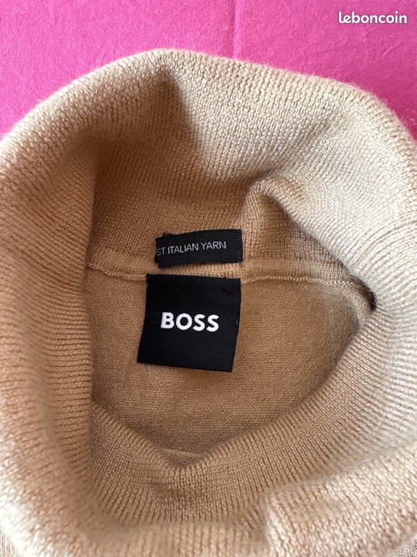 BOSS col roulé beige M (image 4)