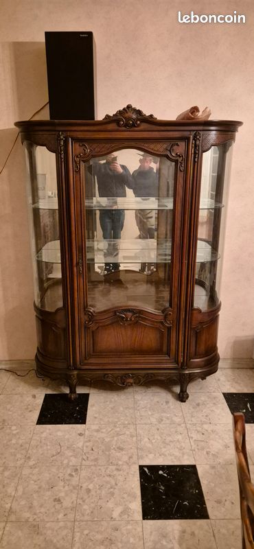 Vitrine bois massif (image 1)