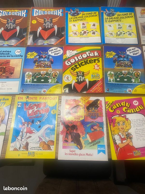 Poster Goldorak N°5 - Télé Guide 1978 - 86x58 Cm - Complet Et Parfait état