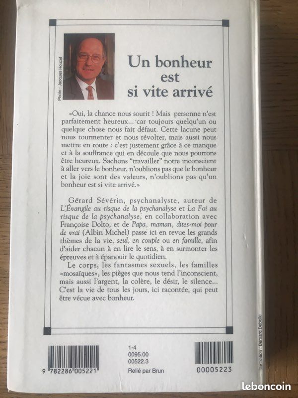 Un bonheur est si vite arrivé de Gérard Sévérin (image 2)