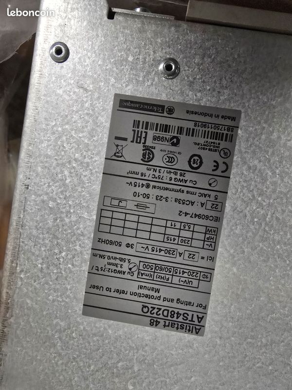 Altistart 48 - démarreur-ralentisseur progressif - 22A - 400V Schneider (image 3)