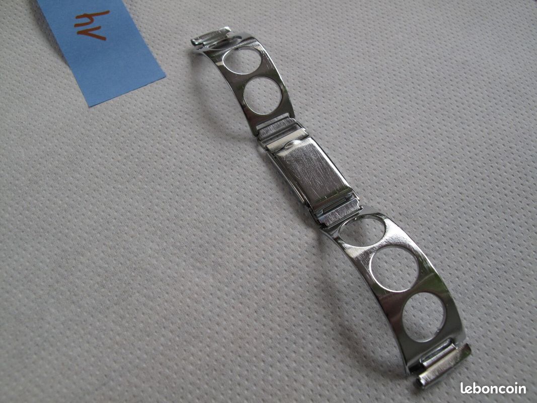 Lot de bracelets de montre en métal, vintage, 70's, 80's (image 10)