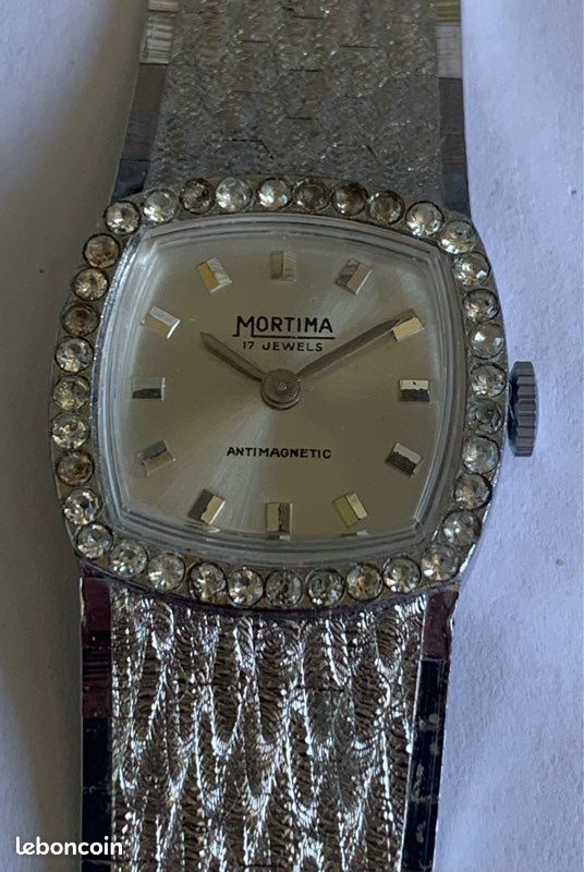 HORLOGER HORLOGERIE CADRAN DE MONTRE GALBÉ GRIS DIAMÈTRE 23.70 mm