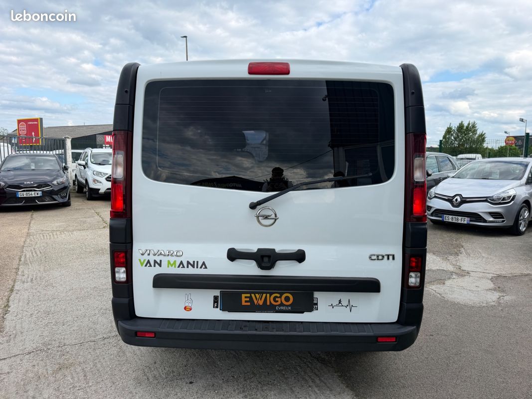 OPEL VIVARO VU FOURGON 1.6 CDTI 115CH 2900 L2H1 LONG - AMÉNAGER VANMANIA - FRIGO - BANQUETTE/LIT - RÉGULATEUr (image 5)