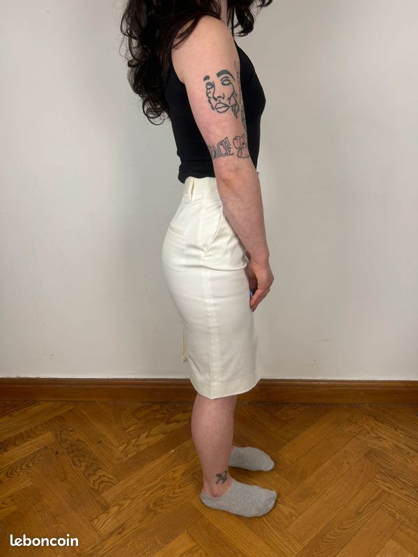 Jupe tailleur blanche Dsquared2 T36 (image 3)