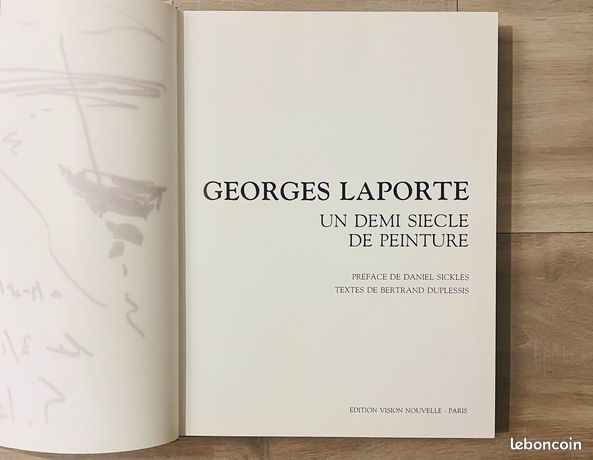 Livre Dédicacé Et Enrichi D'une Peinture à L'huile Par George Laporte - Éditions Nomis, 1968