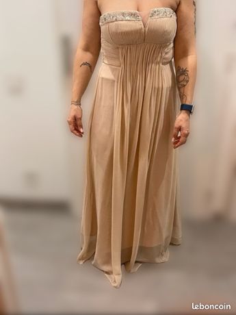 Robe De Bal Occasion F&F - Taille 8/10 - Rose - Style Robe De Princesse - Neuf Avec Étiquettes