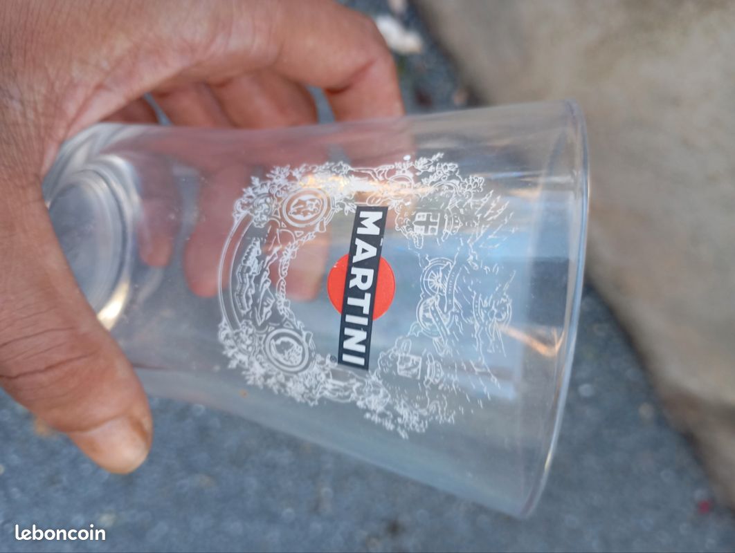 Lot de 14 verres publicitaires Martini vintage rétro (image 6)