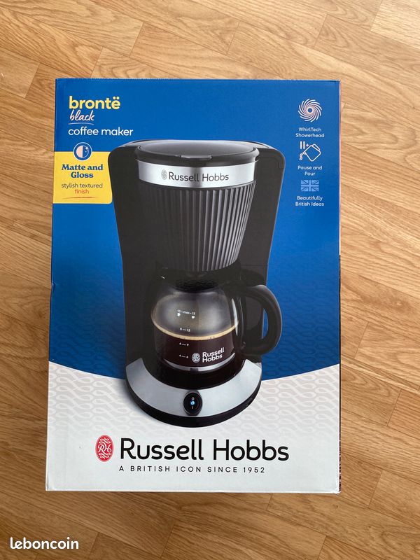 Russell Hobbs Cafetière Filtre [Programmable,Technologie Whirltech