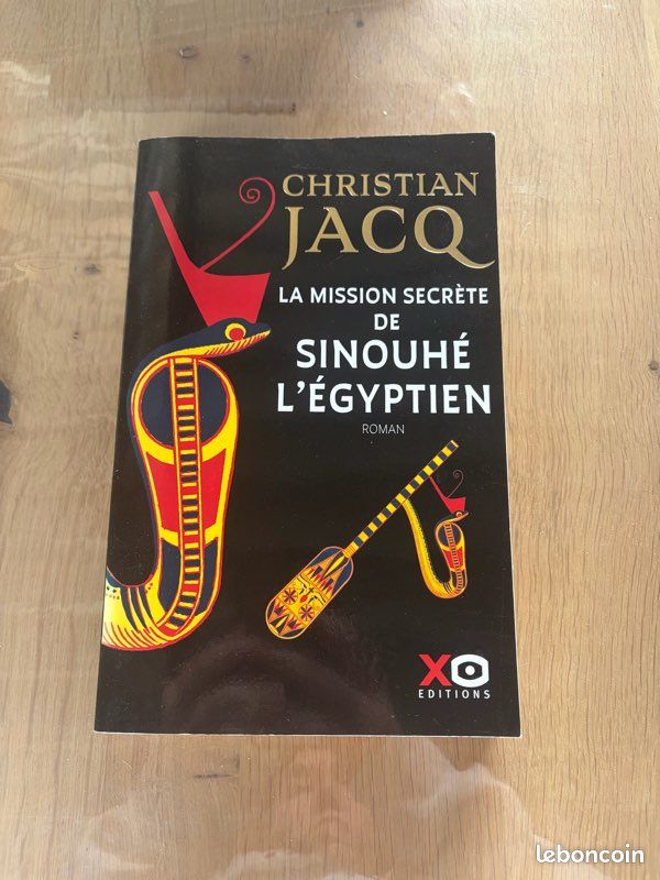 Roman Christian Jacq, roman la mission secrète de Sinouhé l’égyptien, roman égyptien, Égypte (image 1)