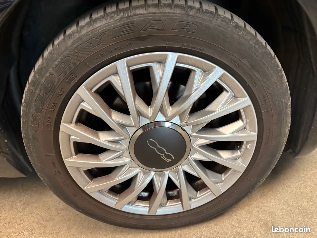 FIAT 500 1.2 69ch 69 LOUNGE - 2019 - 38 000 km - CarPlay - Cabriolet (image 20)