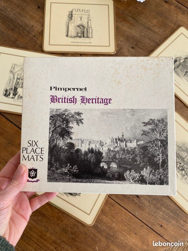 Coffret anglais set de table vintage (image 2)