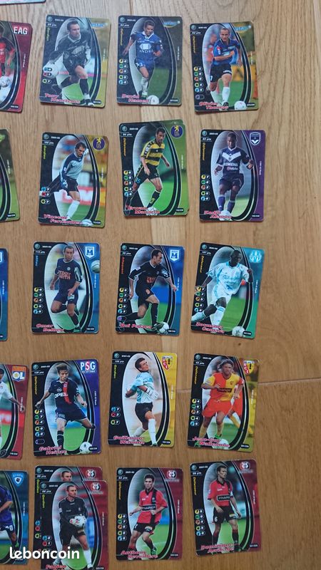 51 cartes 2001-02 Wizards Football Champions France (image 4)