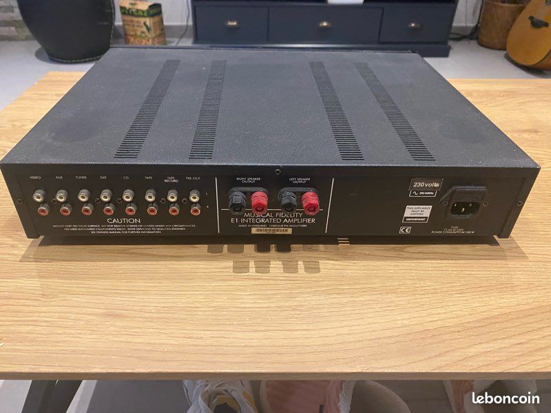 Amplificateur Hi-Fi Musical Fidelity Elektra E1 – Made in England (image 2)