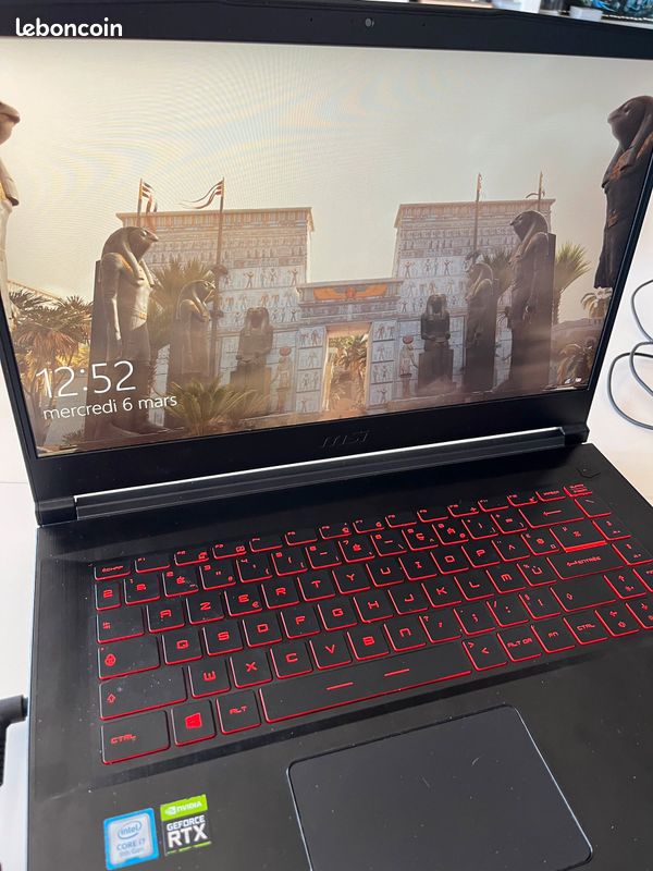 Pc portable Asus msi gf65 thin (image 1)