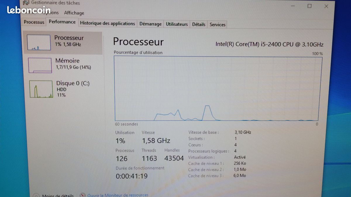 PC Mid-Tour DELL Optiplex i5-2400 RAM DDR3 12Go (image 5)
