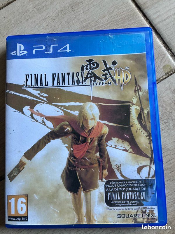 Jeu Final Fantasy Type-0 HD – PS4 – Occasion En Bon état (boîtier Inclus)