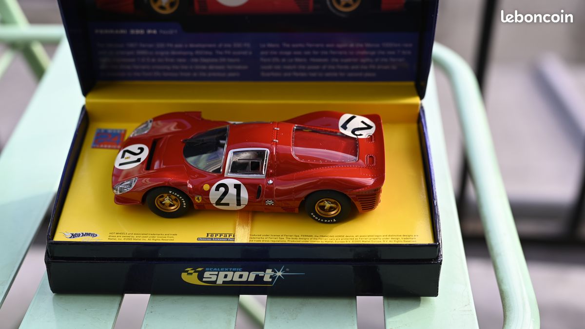 Voiture Scalextric Ferrari D'occasion - Circuit Espagnol Vintage, Pièce C41, Parfait Pour Collectionneurs