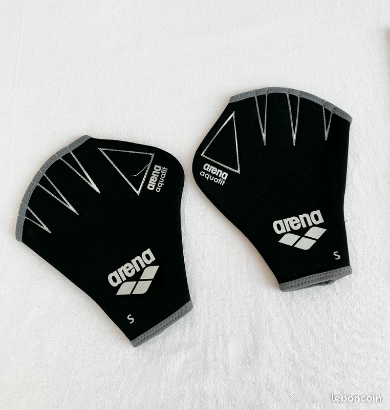 Lot De 2 Paires De Gants De Natation ERNZI – Néoprène, Palmes En Filet, Ajustables, Pour Aquagym Et Résistance