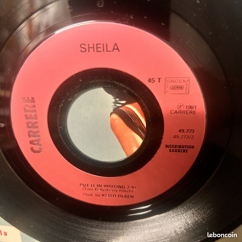 Sheila - Little Darlin' - Vinyl 45 t (image 4)