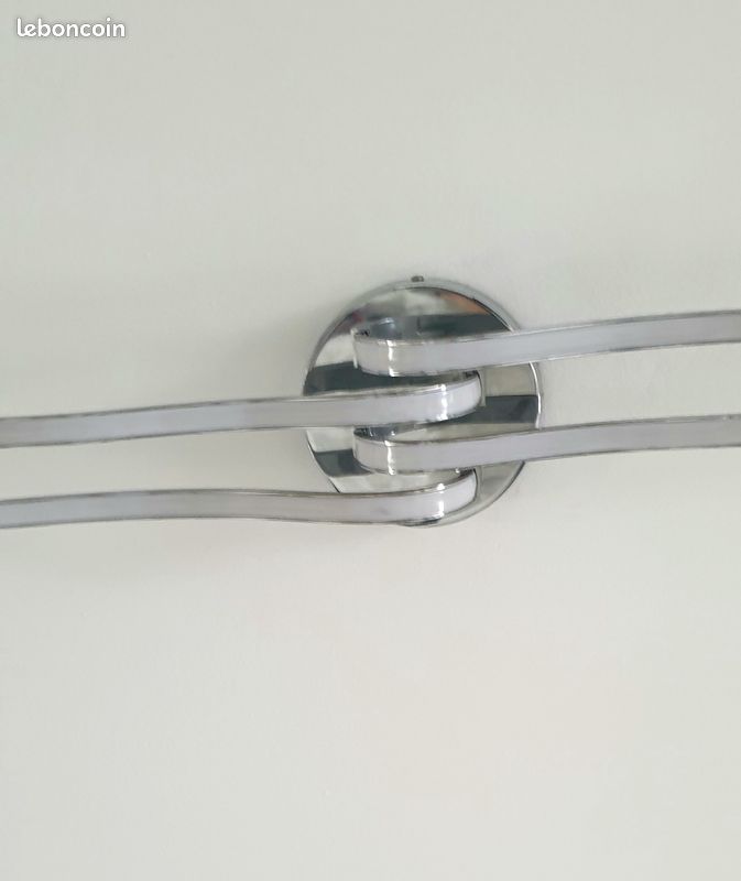 Grand Plafonnier Argent Led (image 4)