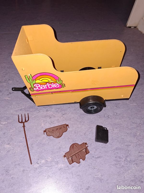 Charrette Barbie Western Mattel (image 1)