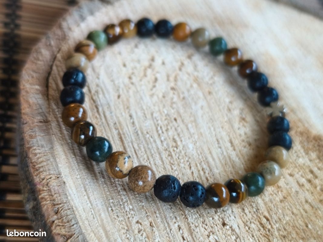 Bracelets homme en pierres naturelles (image 2)