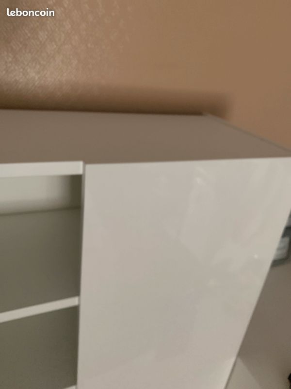 Meuble blanc laqué mural cuisine IKEA (image 4)