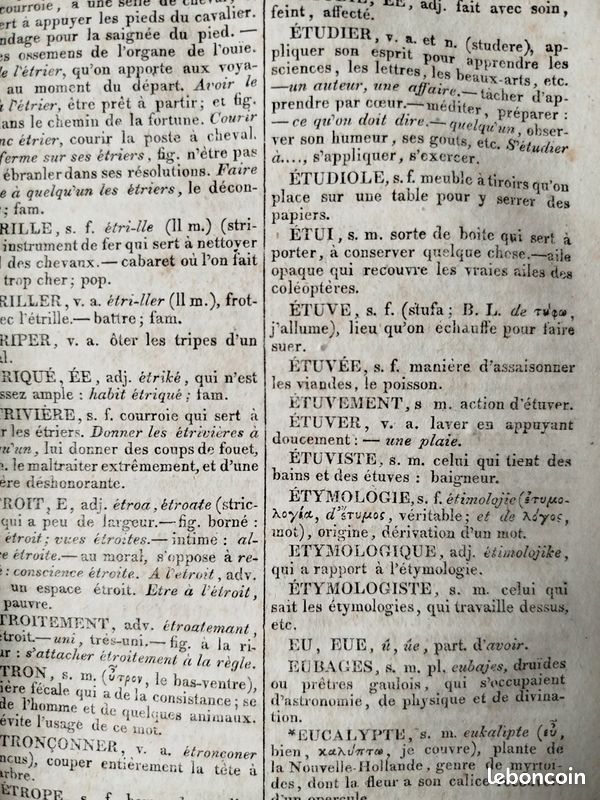 Wailly, Nouveau Vocabulaire Français, où l'on a suivi l'Orthographe (1827) (image 15)