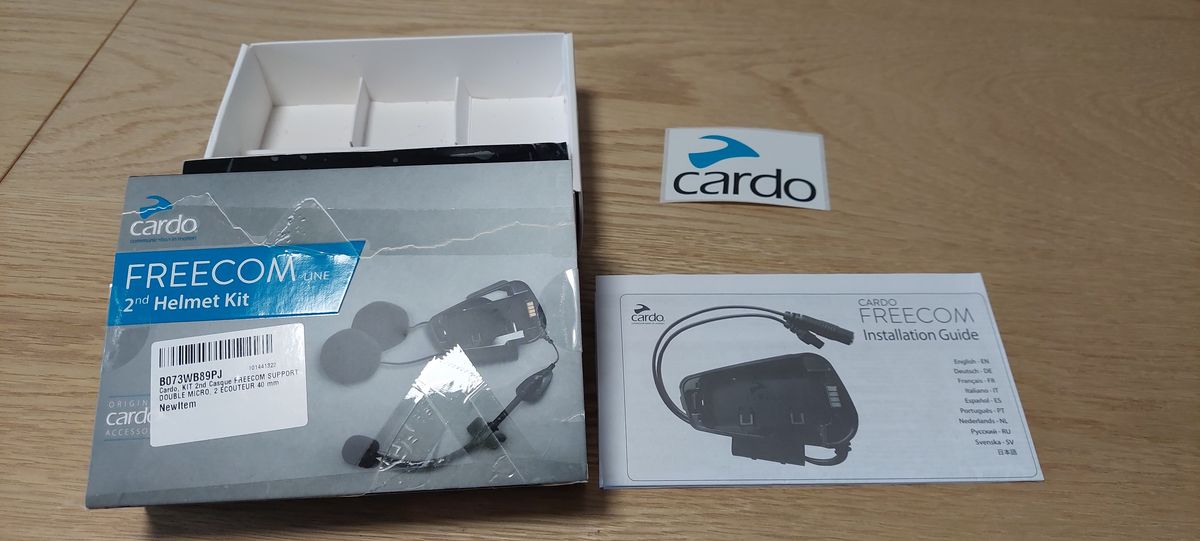 Kit audio 45mm Cardo moto : , micro-casque de moto