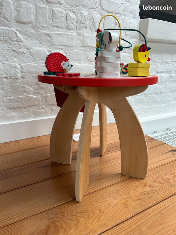 Table d'activités JANOD baby forest en bois état neuf (image 3)