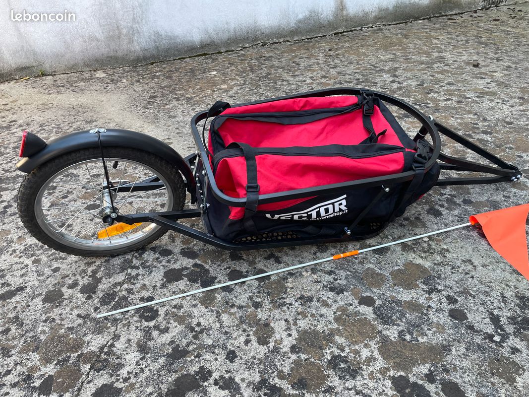 POLIRONESHOP Vector Remorque Vélo Monoroue pour Transport de