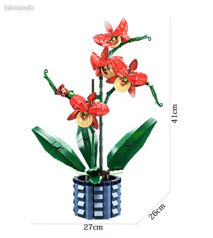 Bouquet De Fleurs Bonsaï Orchidées - Jeu De Construction Créatif - Cadeau Enfant