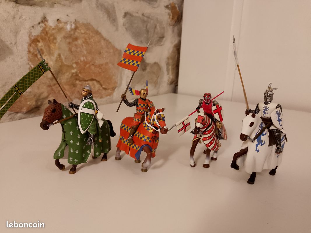 Figurine Cheval Du Moyen Âge Altaya - Sans Cavalier - Occasion - Collection