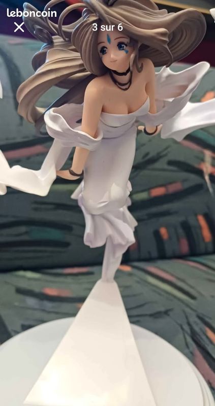 Buste Statue Rare BELldandy "Ah My Goddess" (AMG) En Résine à Monter Et Peindre - Occasion