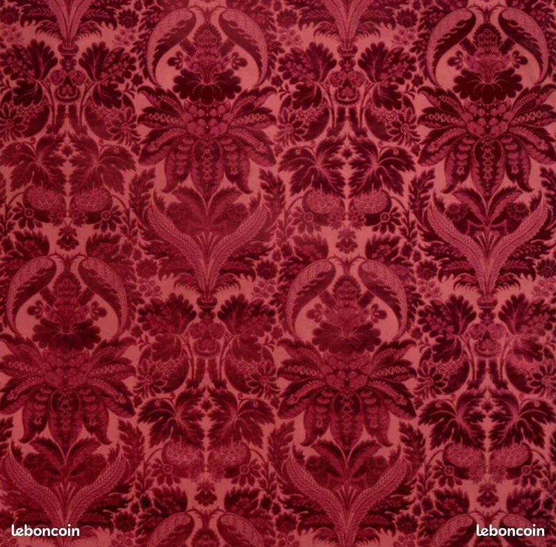 Coupon velours baroque Pierre Frey réf Visconti collection Fadini Borghi (image 1)